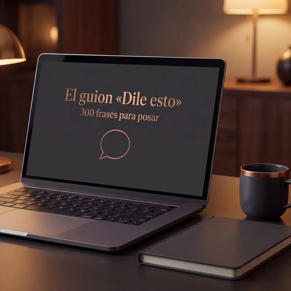 El guion «Dile esto»: 300 frases para posar